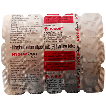 Nyglim-MV 1 Tablet ER