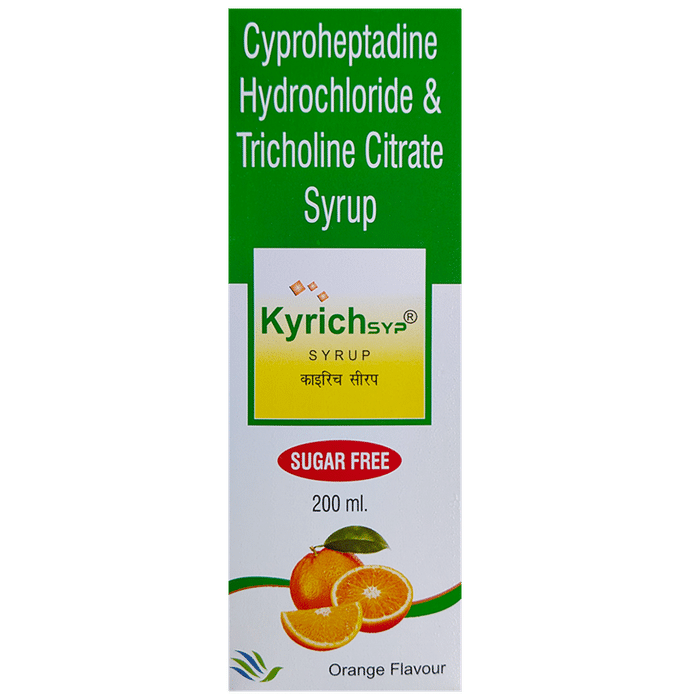 Kyrich Syrup Orange Sugar Free - Classic Derma