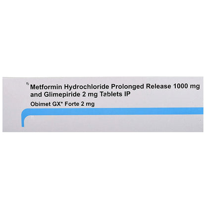 Obimet GX Forte 2mg Tablet PR - Classic Derma