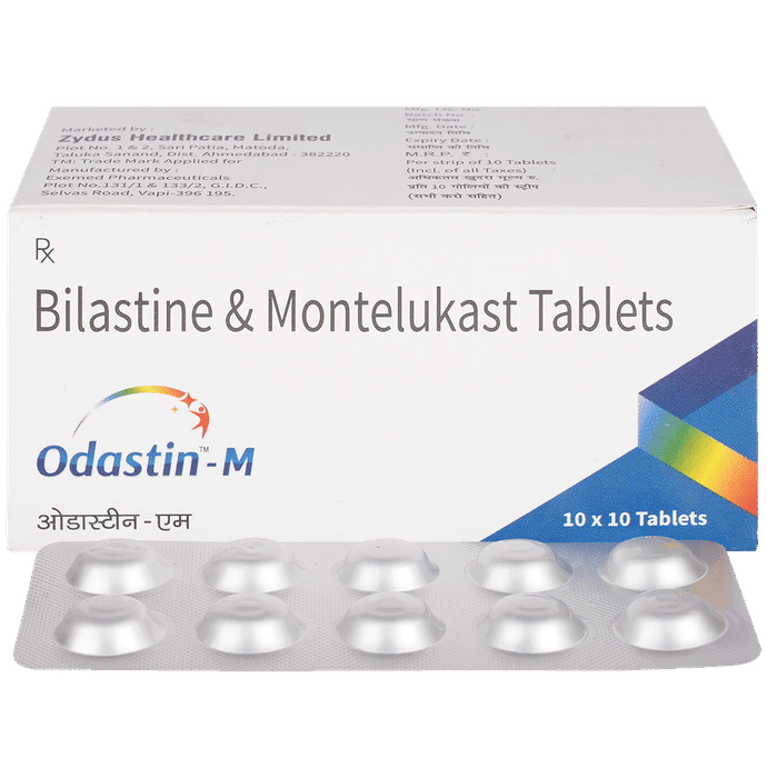 Odastin M 20mg/10mg Tablet - Classic Derma