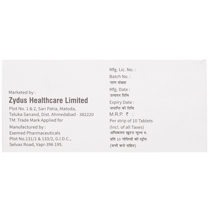 Odastin M 20mg/10mg Tablet