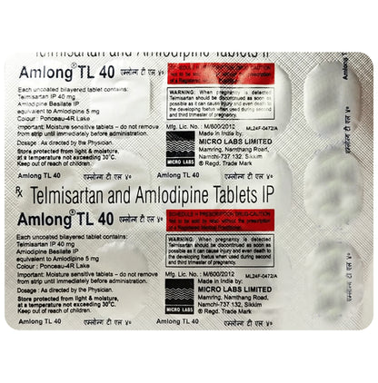 Amlong-TL 40 Tablet