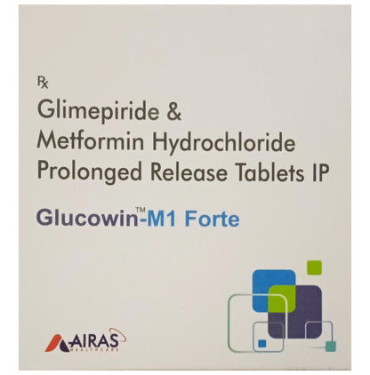 Glucowin-M 1 Forte Tablet PR - Classic Derma