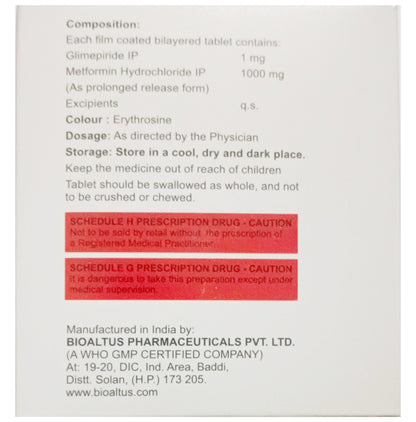Glucowin-M 1 Forte Tablet PR