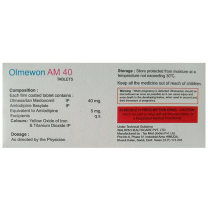 Olmewon AM 40 Tablet