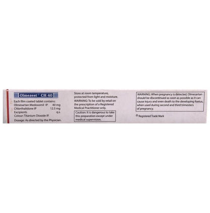 Olmezest CH 40 Tablet