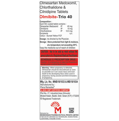 Olmibite-Trio 40 Tablet