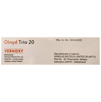 Olnyd Trio 20 Tablet
