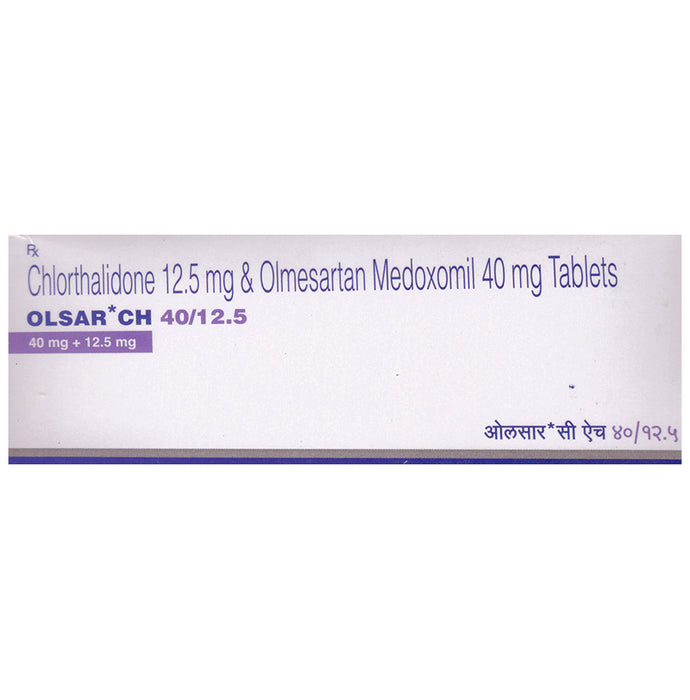 Olsar CH 40mg/12.5mg Tablet - Classic Derma
