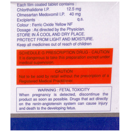Olsar CH 40mg/12.5mg Tablet