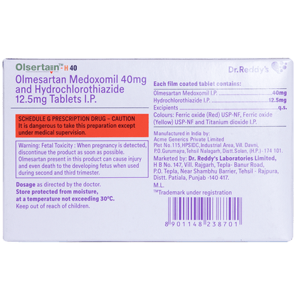 Olsertain-H 40 Tablet