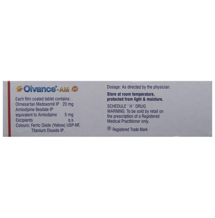Olvance-AM 20 Tablet
