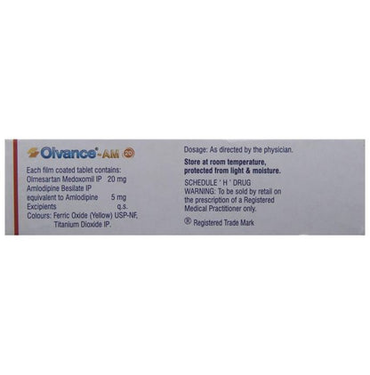 Olvance-AM 20 Tablet