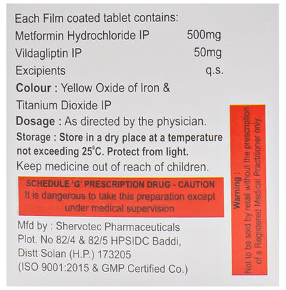 Ometin-M 50/500 Tablet