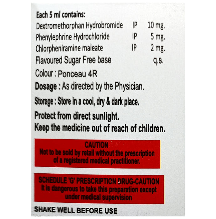 Oncough-DX Syrup Sugar Free