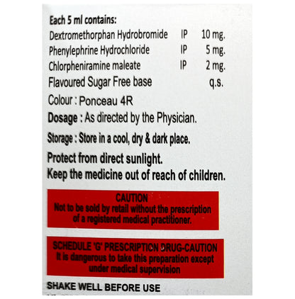 Oncough-DX Syrup Sugar Free