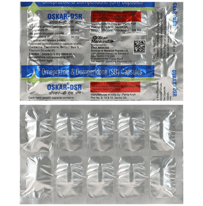 Oskar DSR 30 mg/20 mg Capsule - Classic Derma