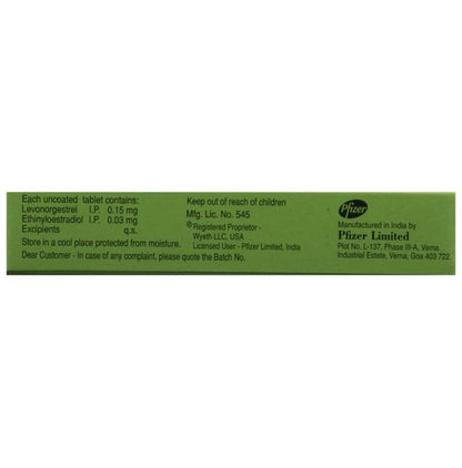 Ovral L Tablet
