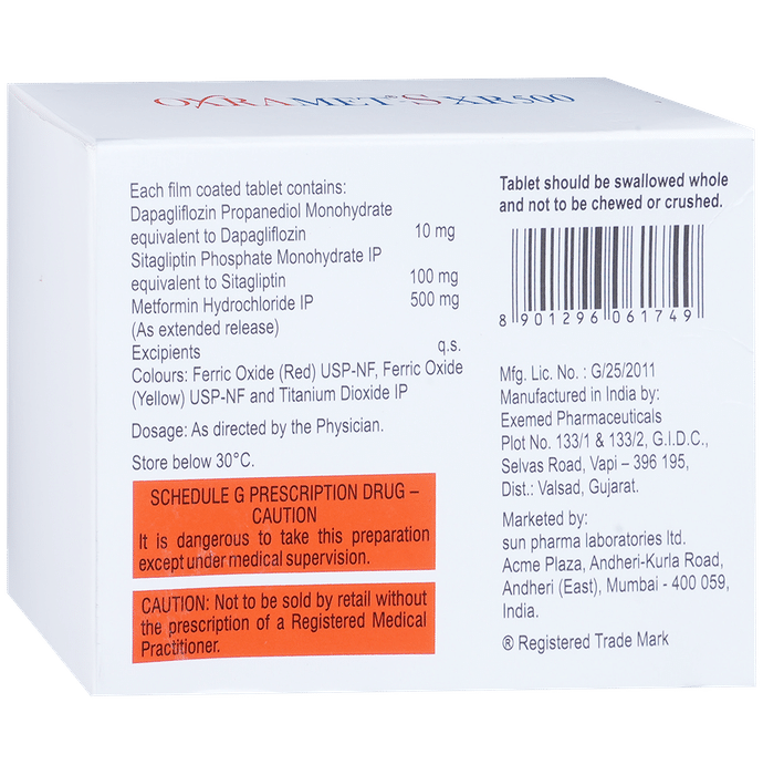 Oxramet-S XR 500 Tablet ER