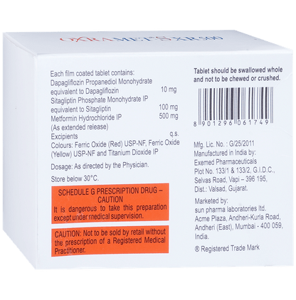 Oxramet-S XR 500 Tablet ER