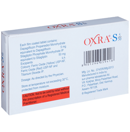 Oxra-S 5/50 Tablet