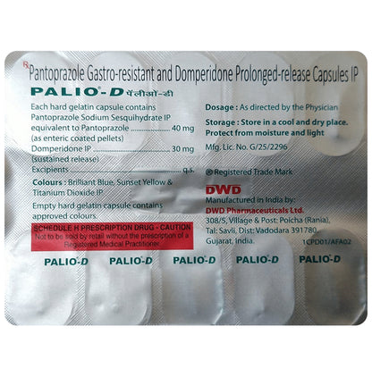 Palio-D Capsule PR - Classic Derma