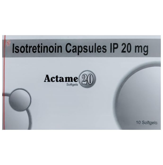 Actame 20mg Tablet - Classic Derma