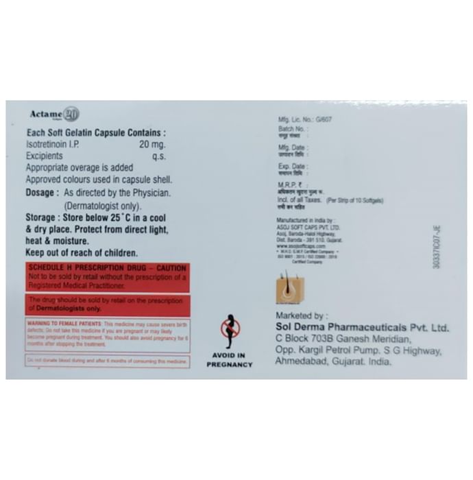 Actame 20mg Tablet