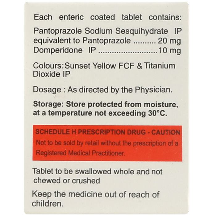 Pantin RD 10mg/20mg Tablet