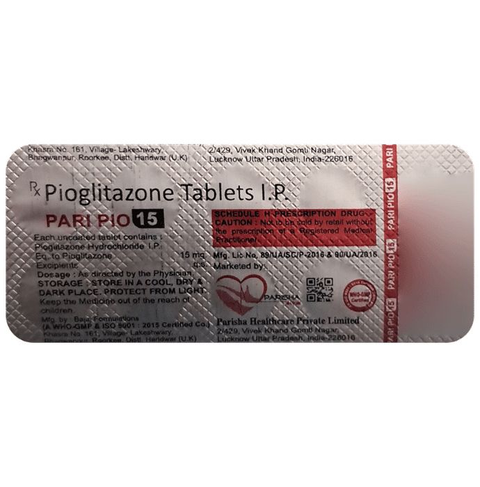 Pari Pio 15 Tablet
