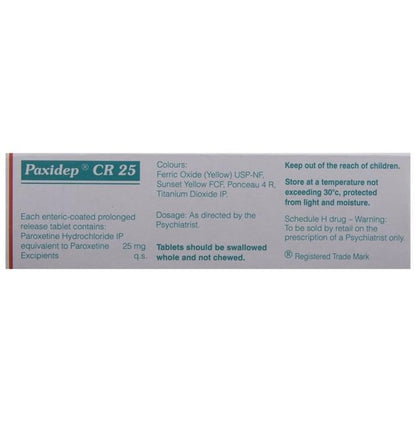 Paxidep CR 25 Tablet