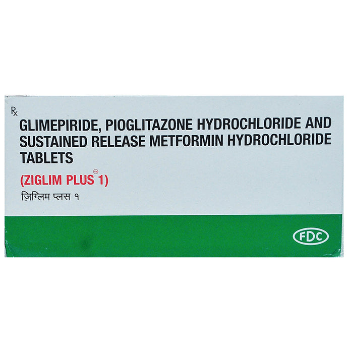Ziglim Plus 1 Tablet SR - Classic Derma