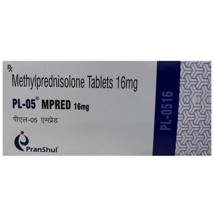 PL 05 Mpred 16mg Tablet - Classic Derma
