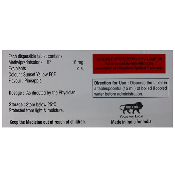 PL 05 Mpred 16mg Tablet