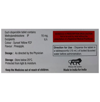 PL 05 Mpred 16mg Tablet