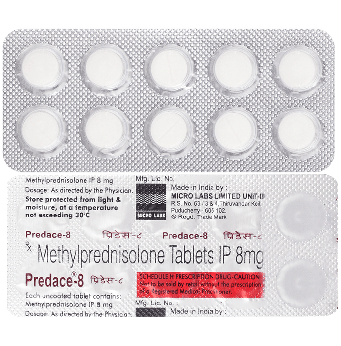 Buy Predace 8mg Tablet Online | Classic Derma – Classic Derma-UAE