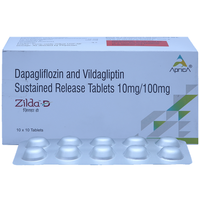 Zilda D 10mg/100mg Tablet - Classic Derma