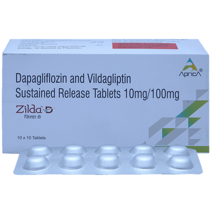 Zilda D 10mg/100mg Tablet - Classic Derma