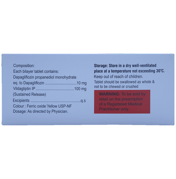 Zilda D 10mg/100mg Tablet
