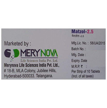 Matzol 2.5 Tablet