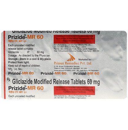 Prizide 60mg Tablet MR