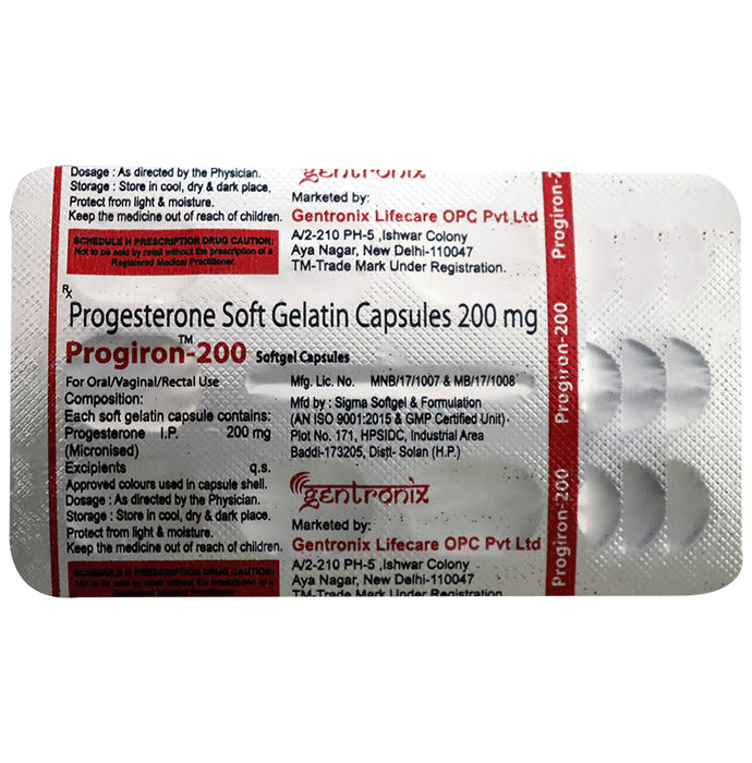 Progiron Injection Buy Progiron 200 Softgel Capsule Online | Classic Derma – Classic Derma-UAE