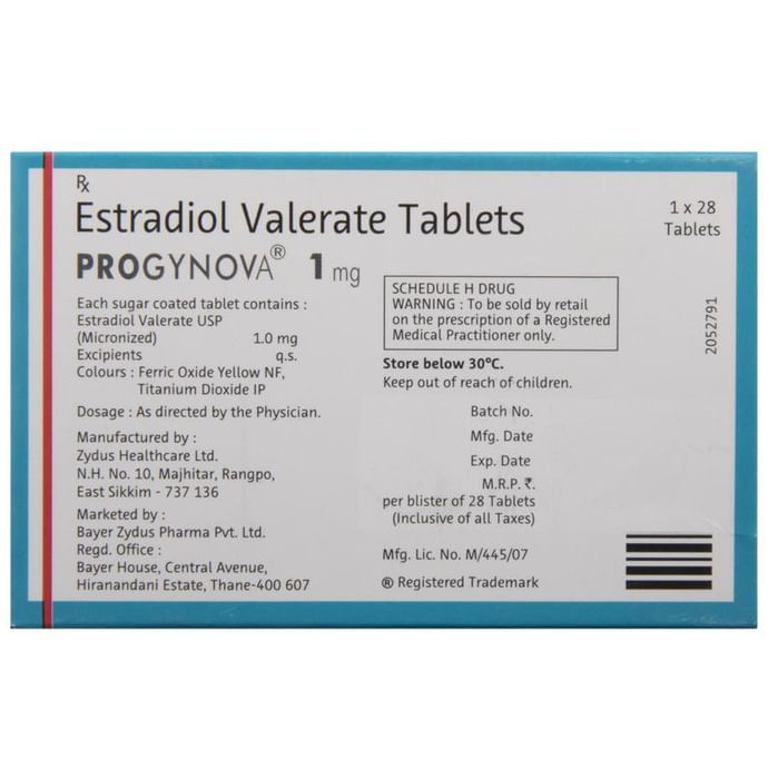 Progynova 1mg Tablet