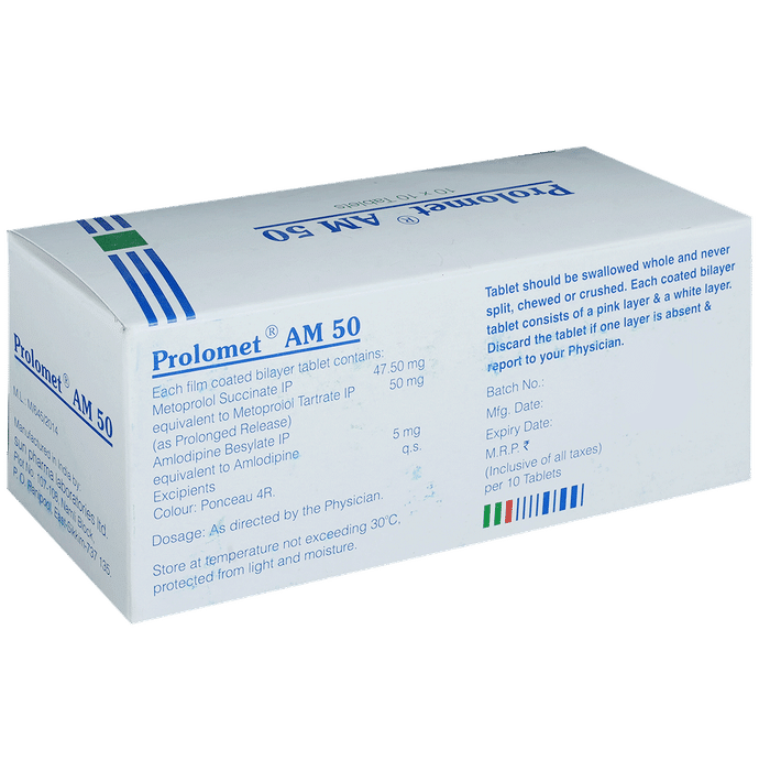 Buy Prolomet AM 50 Tablet PR Online | Classic Derma – Classic Derma-UAE