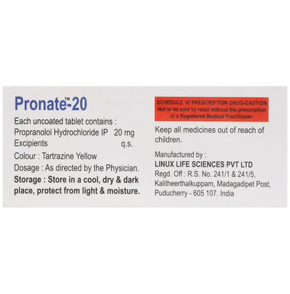 Pronate 20 Tablet