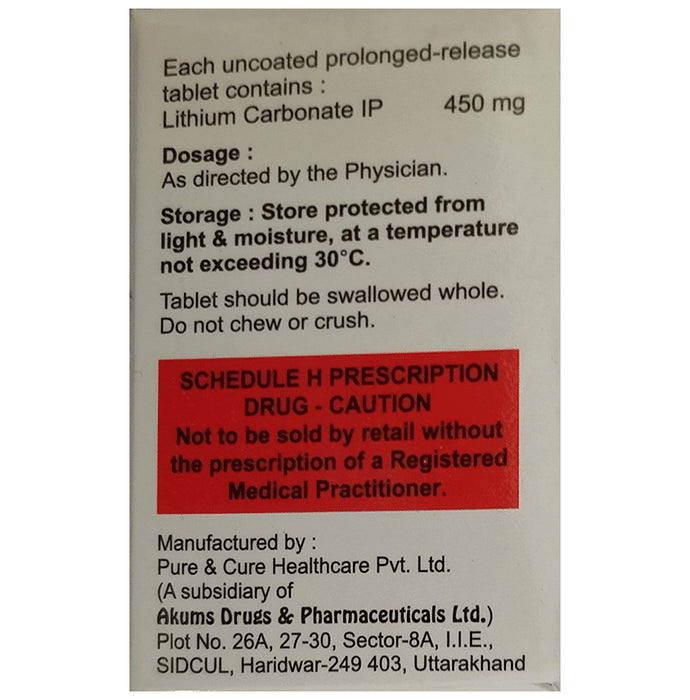 PTM Sure 450mg Tablet PR
