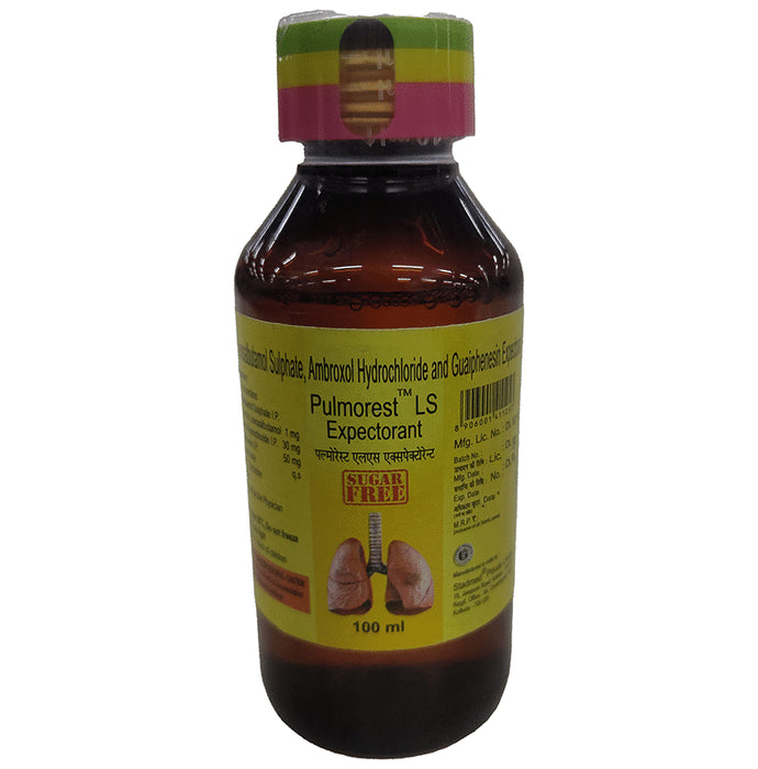 Pulmorest LS Expectorant Sugar Free - Classic Derma