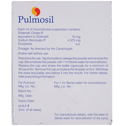 Pulmosil 10mg Oral Suspension