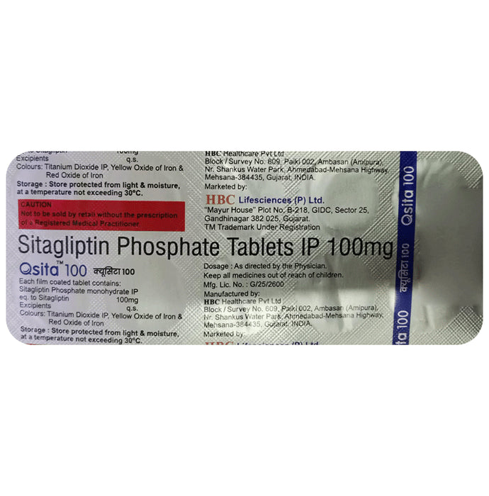 Qsita 100mg Tablet - Classic Derma