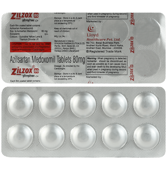 Zilzox 80 Tablet - Classic Derma